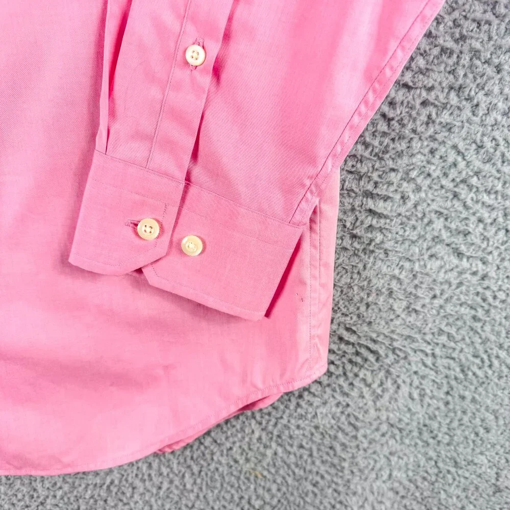 Banana Republic Shirt Mens Medium Slim Pink Outdoor Business Casual Preppy Work‎